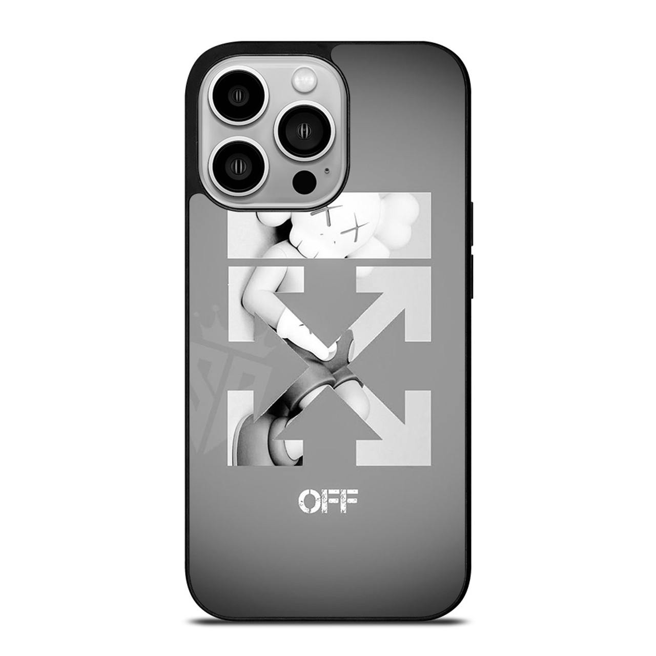 OFF WHITE KAWS iPhone 14 Pro Case Cover